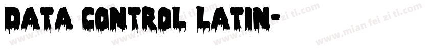 Data Control Latin字体转换